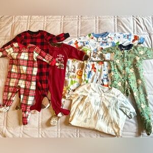 Cozy Baby Footy Pajamas - Christmas & Animal Themed